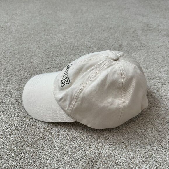 GANNI Software Heavy Cotton Cap Egret One Size in Neutral main image 4